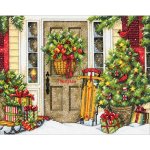 Home For The Holidays Counted Cross Stitch Kit (image for) Home For The Holidays Counted Cross Stitch Kit